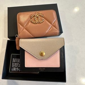 Celine Smooth Calfskin Pocket Card Holder